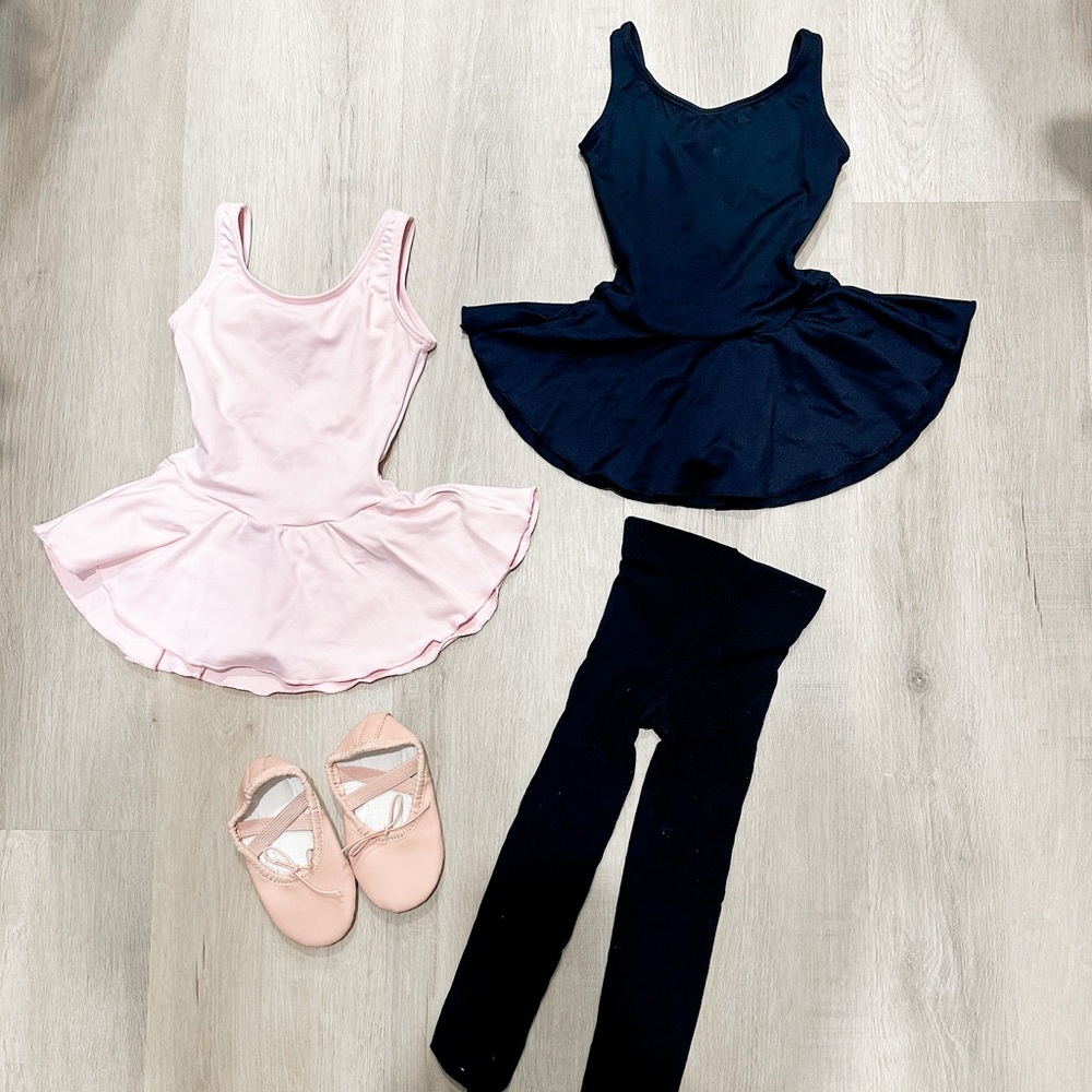 2T Ballet Dance Leotard TALULLA Child tank dress leotard with bow on back